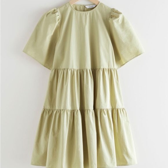 & OTHER STORIES - Voluminous Ruffle Mini Dress - Picture 3 of 6